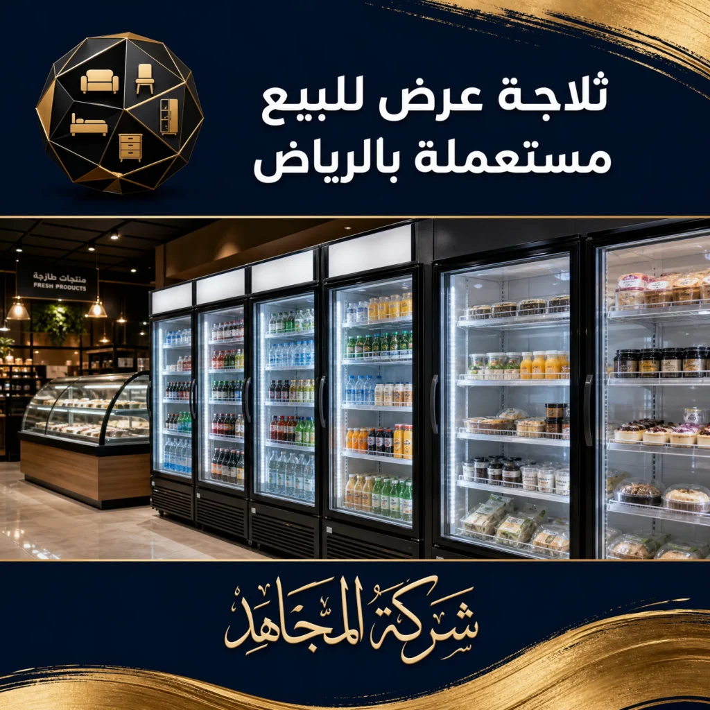 ثلاجة عرض للبيع مستعملة بالرياض