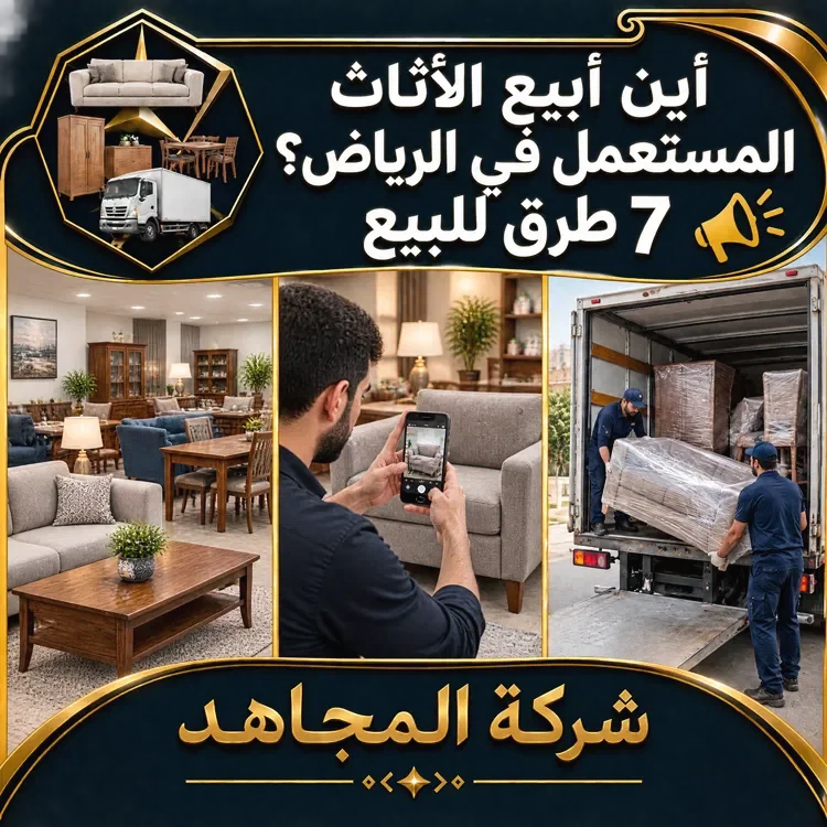 أين أبيع الأثاث المستعمل في الرياض